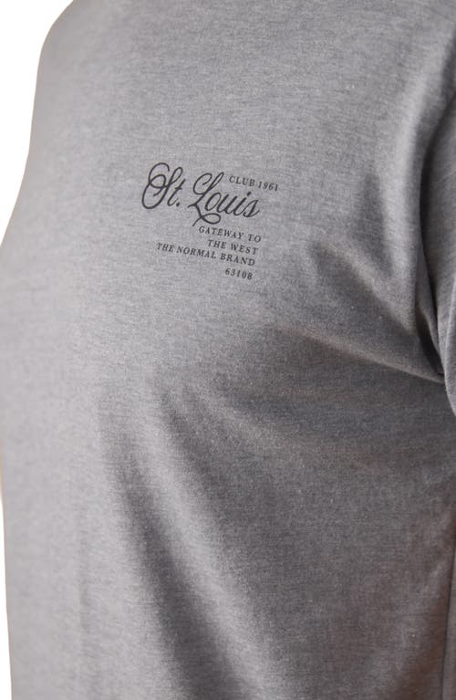 The Normal Brand St. Louis Club Graphic T-shirt In Gray