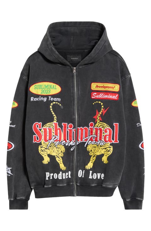 Subliminal Racing Zip Hoodie