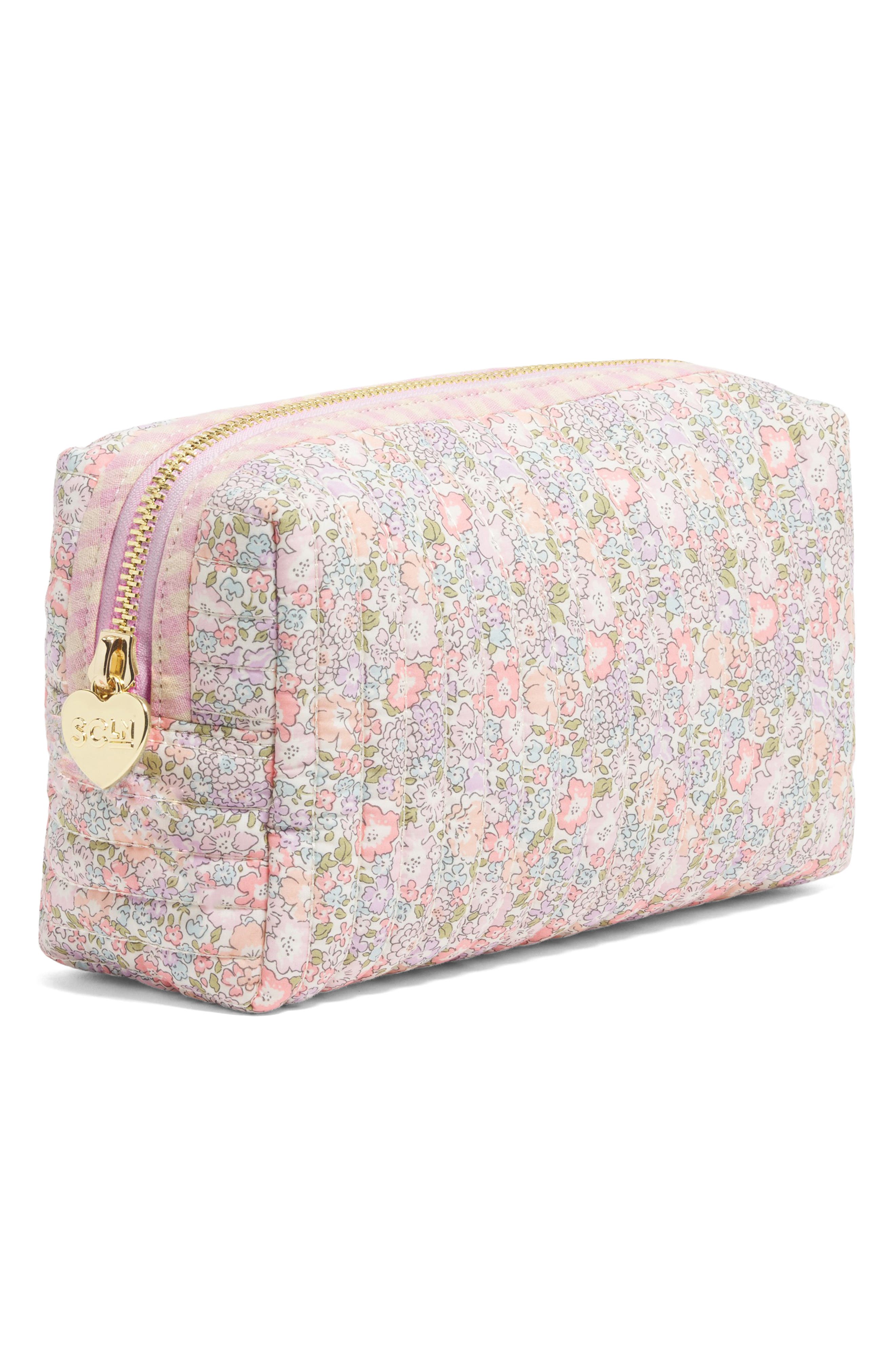 Stoney Clover Lane x Liberty Small Quilted Cotton Pouch, Alternate, color, Michelle