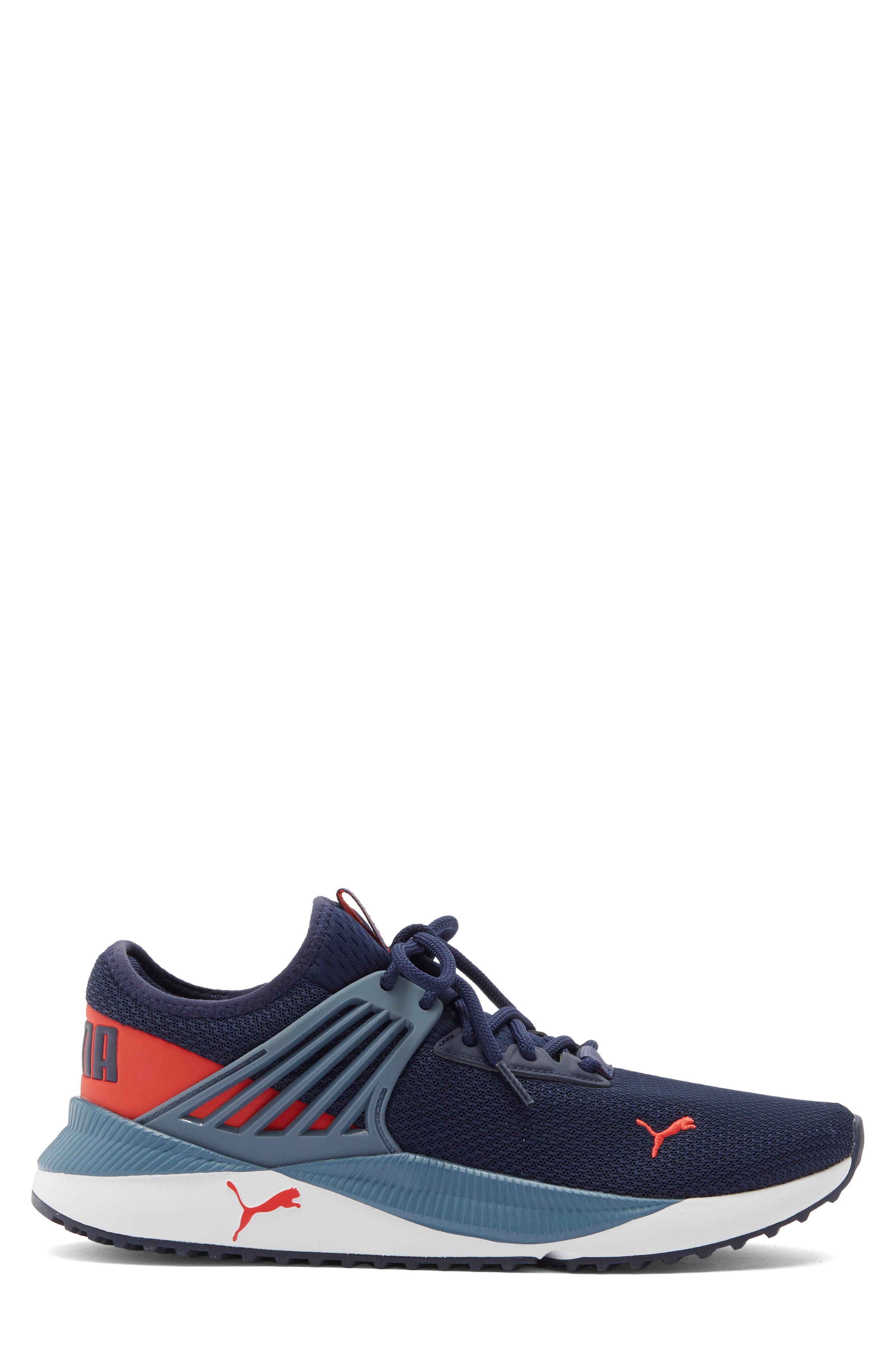 PUMA Pacer Future Sneaker, Alternate, color, Peacoat/ Evening Sky/ Red