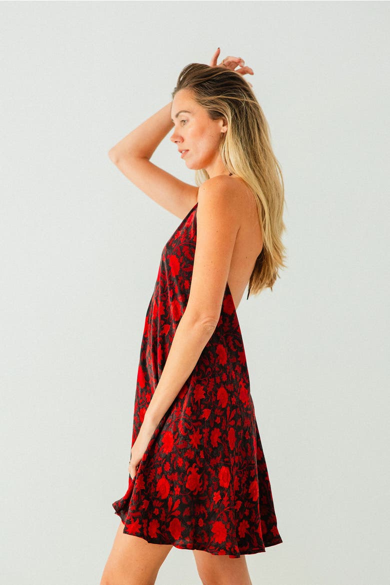 The Party Dress Moody, Alternate, color, Red & Black