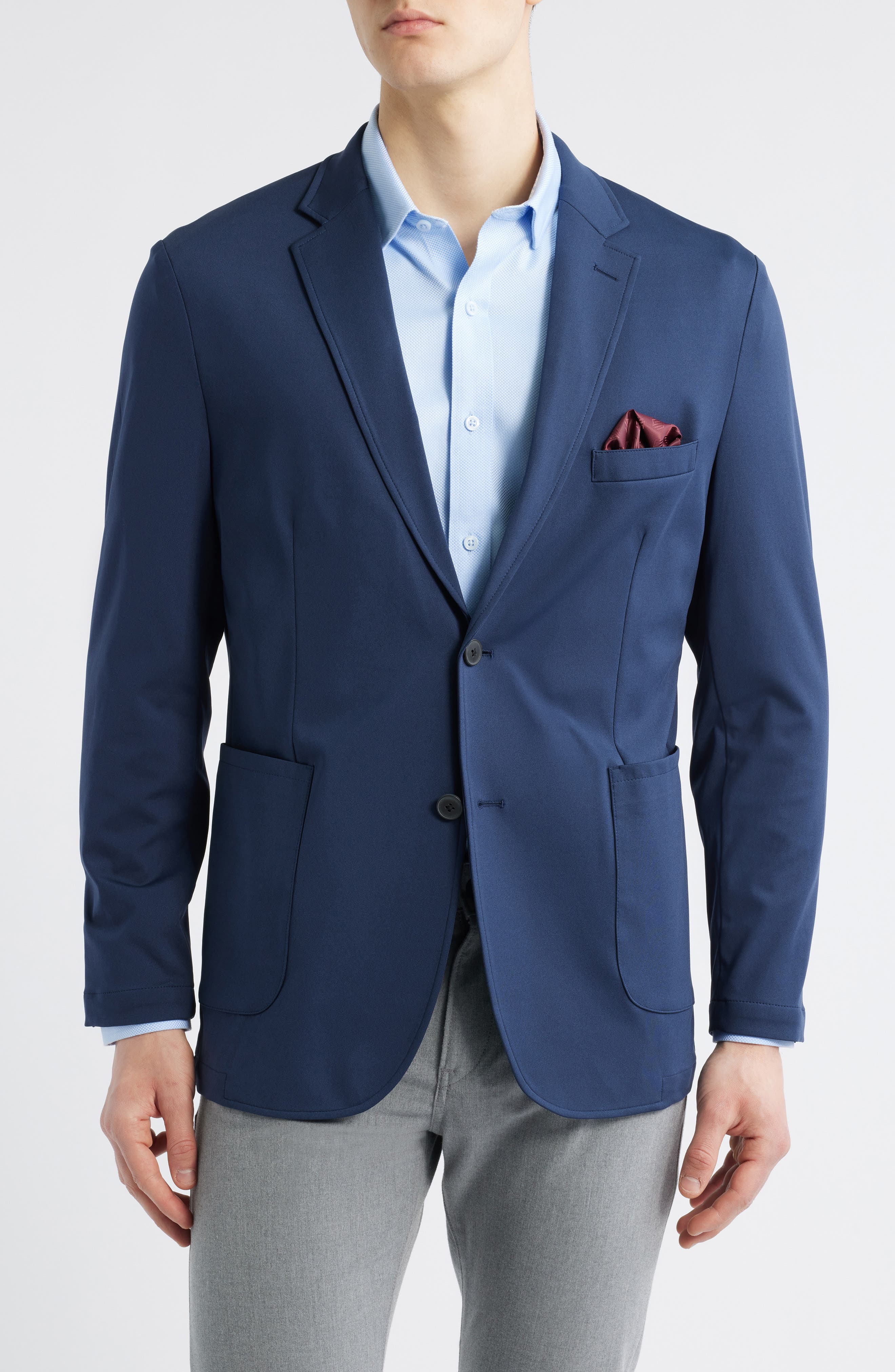 XC Flex Solid Knit Sport Coat - image 3