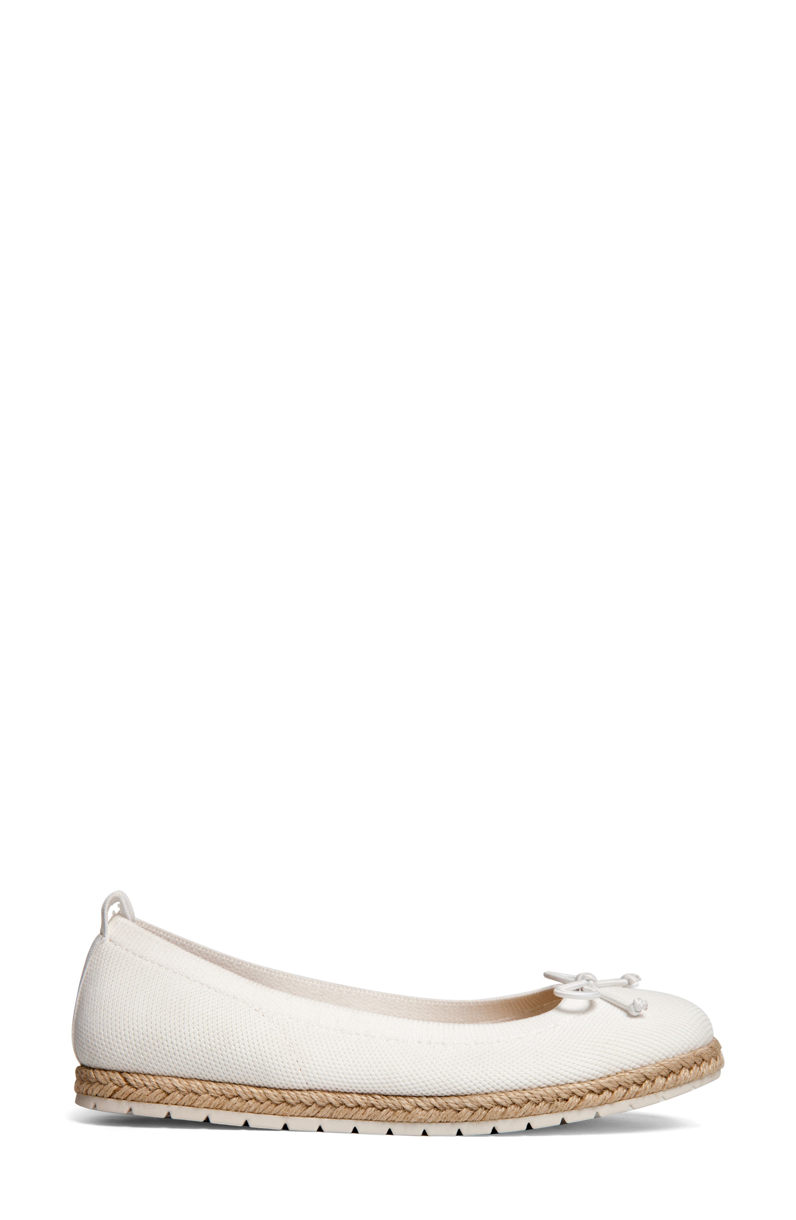 Me Too Kenzie Espadrille Flat, Alternate, color, White Mesh