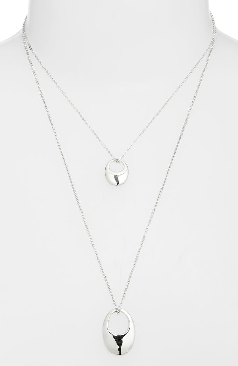 Nordstrom Set of 2 Pendant Necklaces, Alternate, color, 