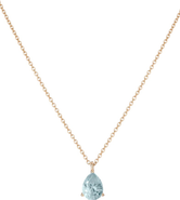 Aurate New York Pear Solitaire Necklace