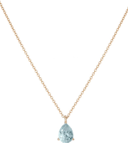 Aurate New York Pear Solitaire Necklace