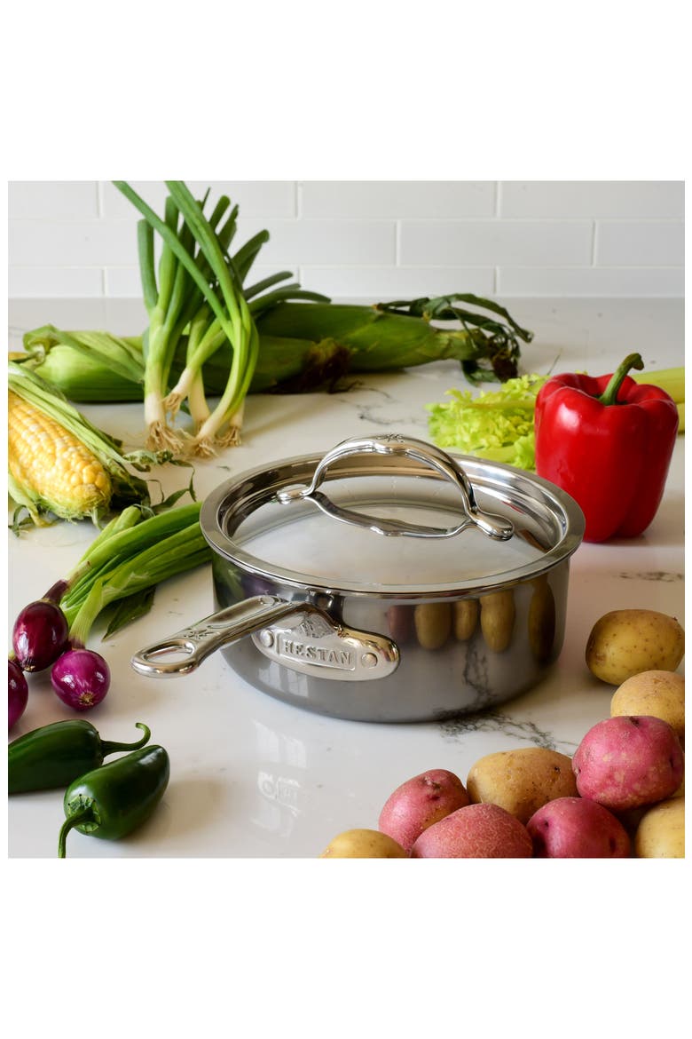 NanoBond Saucepan with Lid, Alternate, color, STAINLESS STEEL