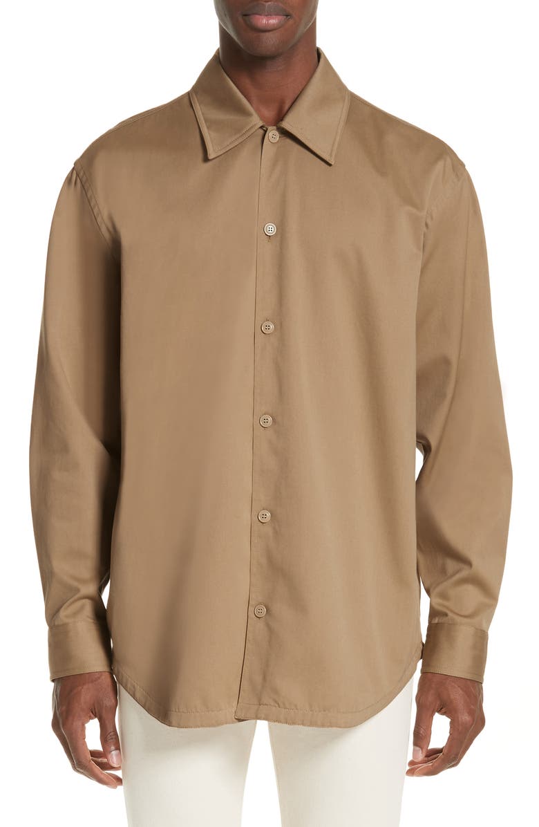 Acne Studios Houston Oversize Sport Shirt, Main, color, 