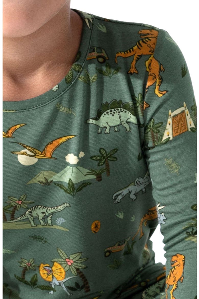 Kids' Jurassic Park Safari Set of 2 Piece Pajamas, Alternate, color, Jurassic Park: Safari