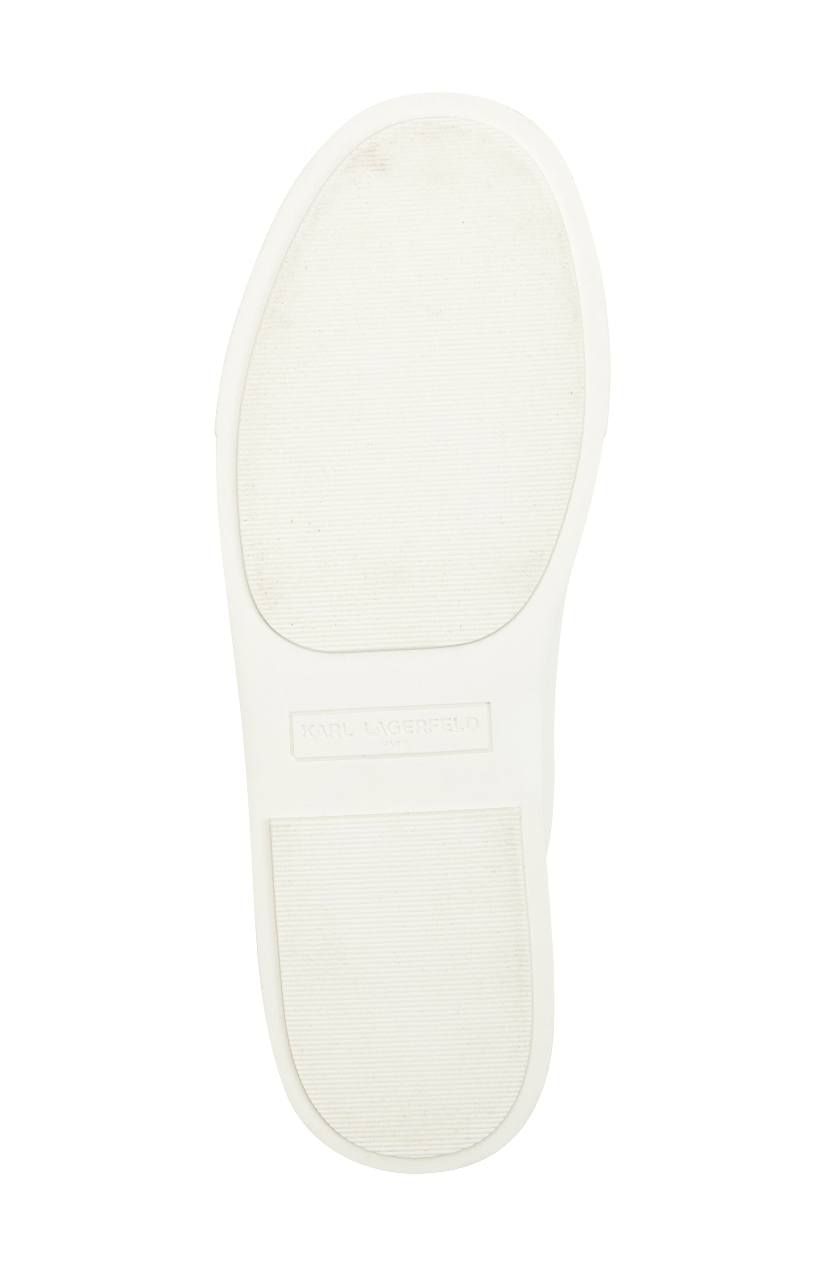 KARL LAGERFELD PARIS Capree Karl Choupette Low Top Sneaker, Alternate, color, Bright White/ Black