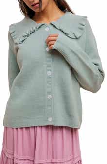 Peter Pan Collar Cardigan