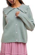 WISHLIST Peter Pan Collar Cardigan