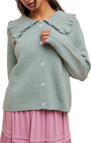 WISHLIST Peter Pan Collar Cardigan