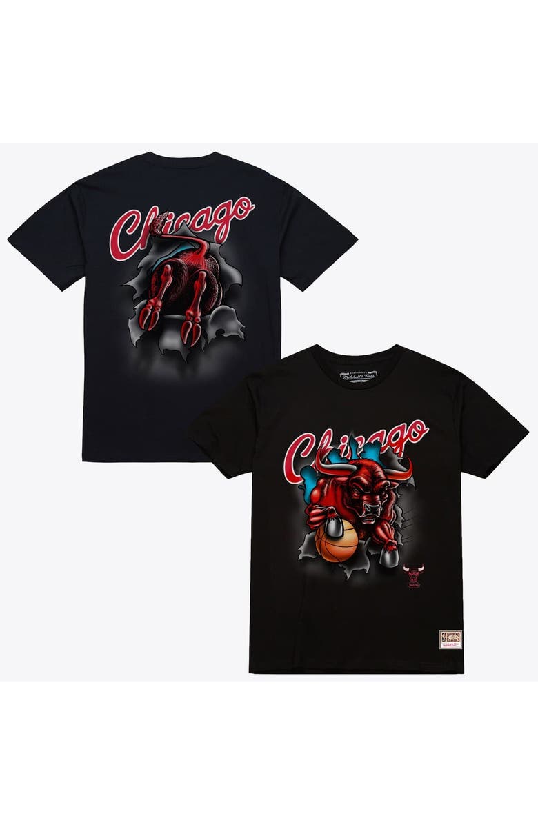 Mitchell & Ness Men's Mitchell & Ness Black Chicago Bulls Breakthrough T-Shirt, Main, color, Black