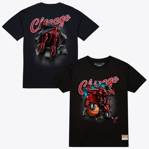 Men's Mitchell & Ness Black Chicago Bulls Breakthrough T-Shirt