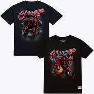 Mitchell & Ness Men's Mitchell & Ness Black Chicago Bulls Breakthrough T-Shirt