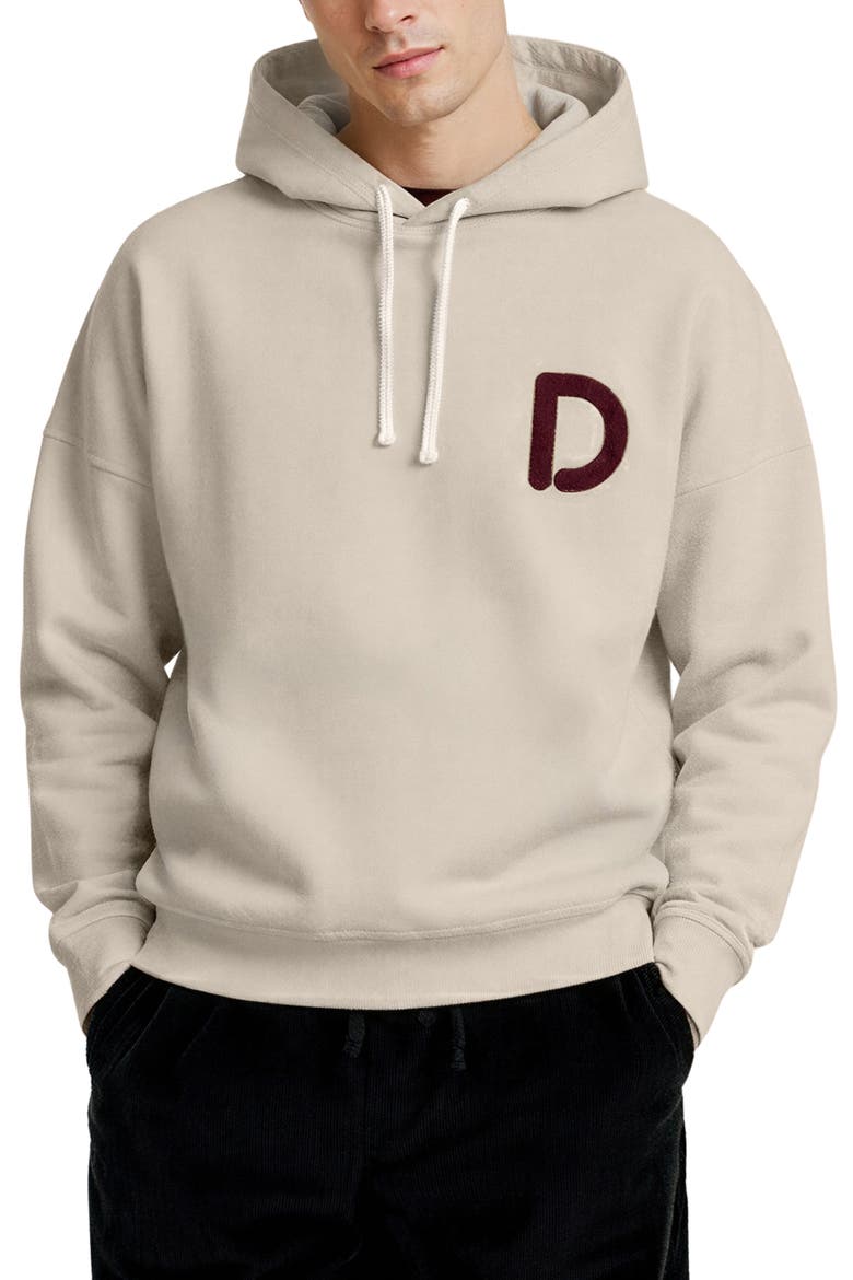 Lock Oversize Cotton Hoodie, Main, color, CREAM