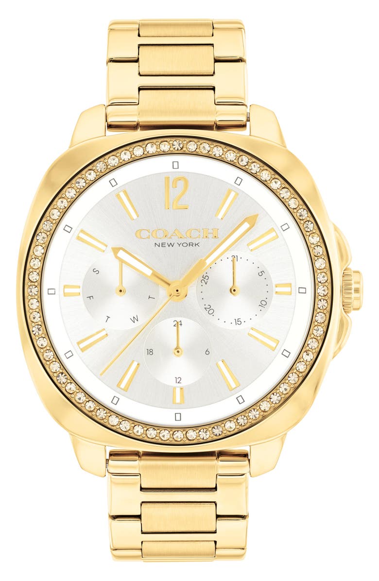 COACH Kitt Bracelet Watch, 38mm, Main, color, 