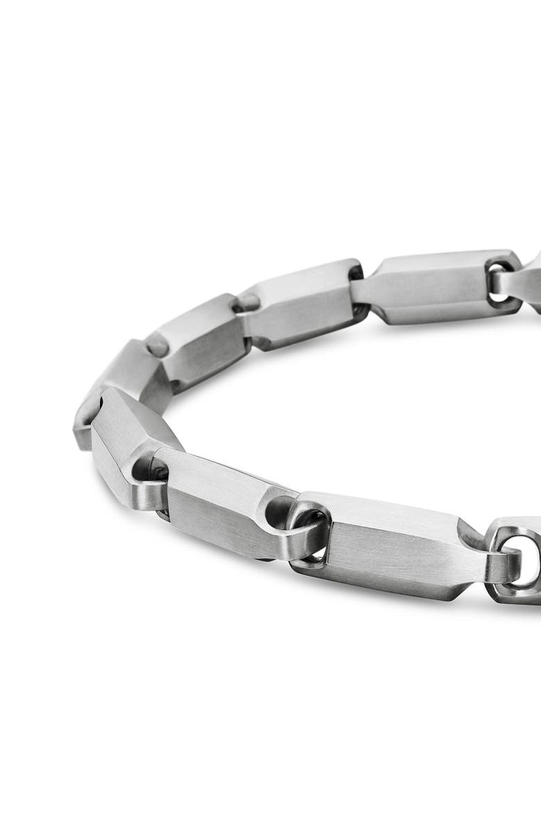 David Yurman Faceted Link Bracelet, 3mm, Alternate, color, Sterling Silver