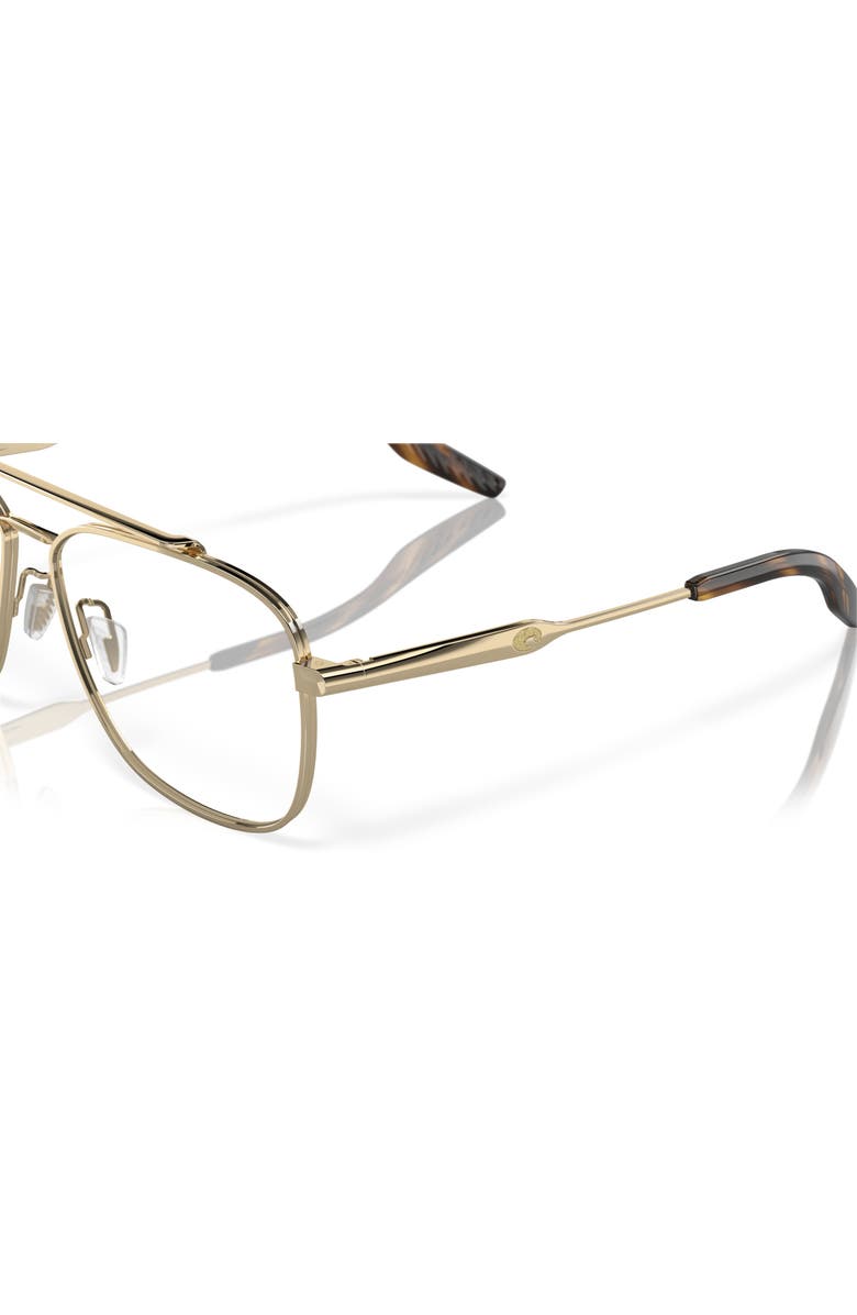 Costa 55mm Pilot optical glasses, Alternate, color, Gold