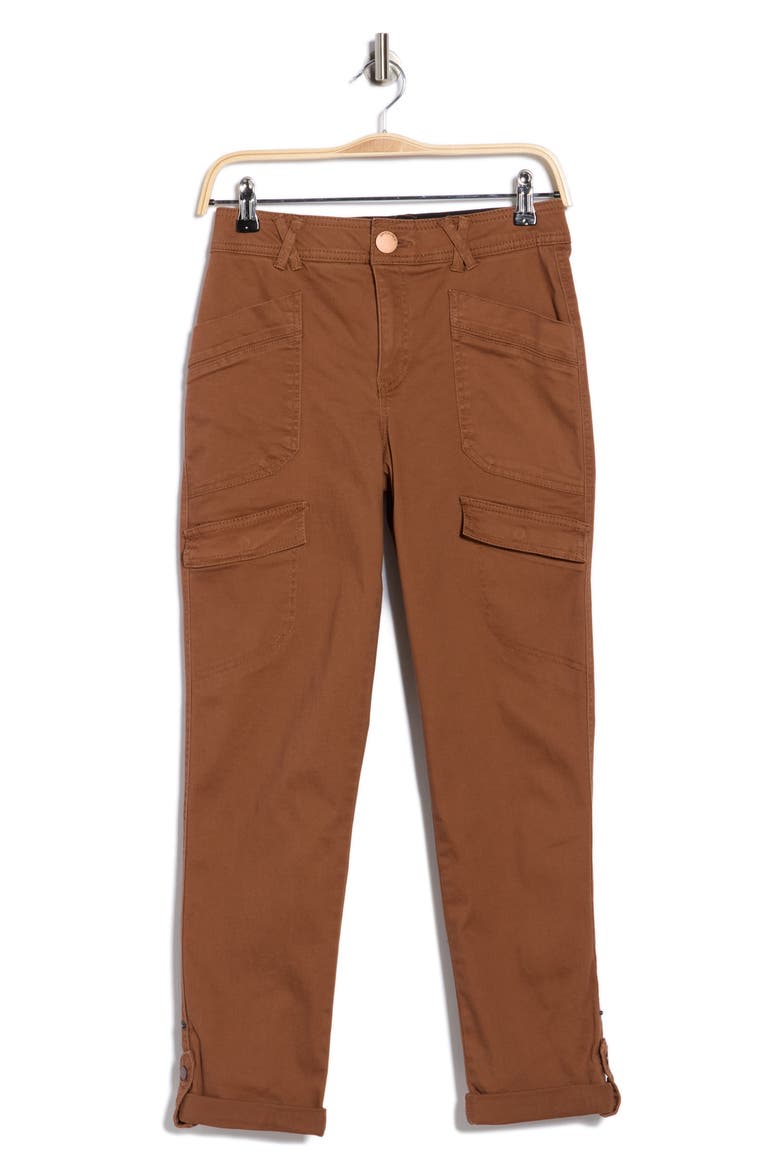 AB Solution High Rise Pocket Jeans, Alternate, color, RAW UMBER