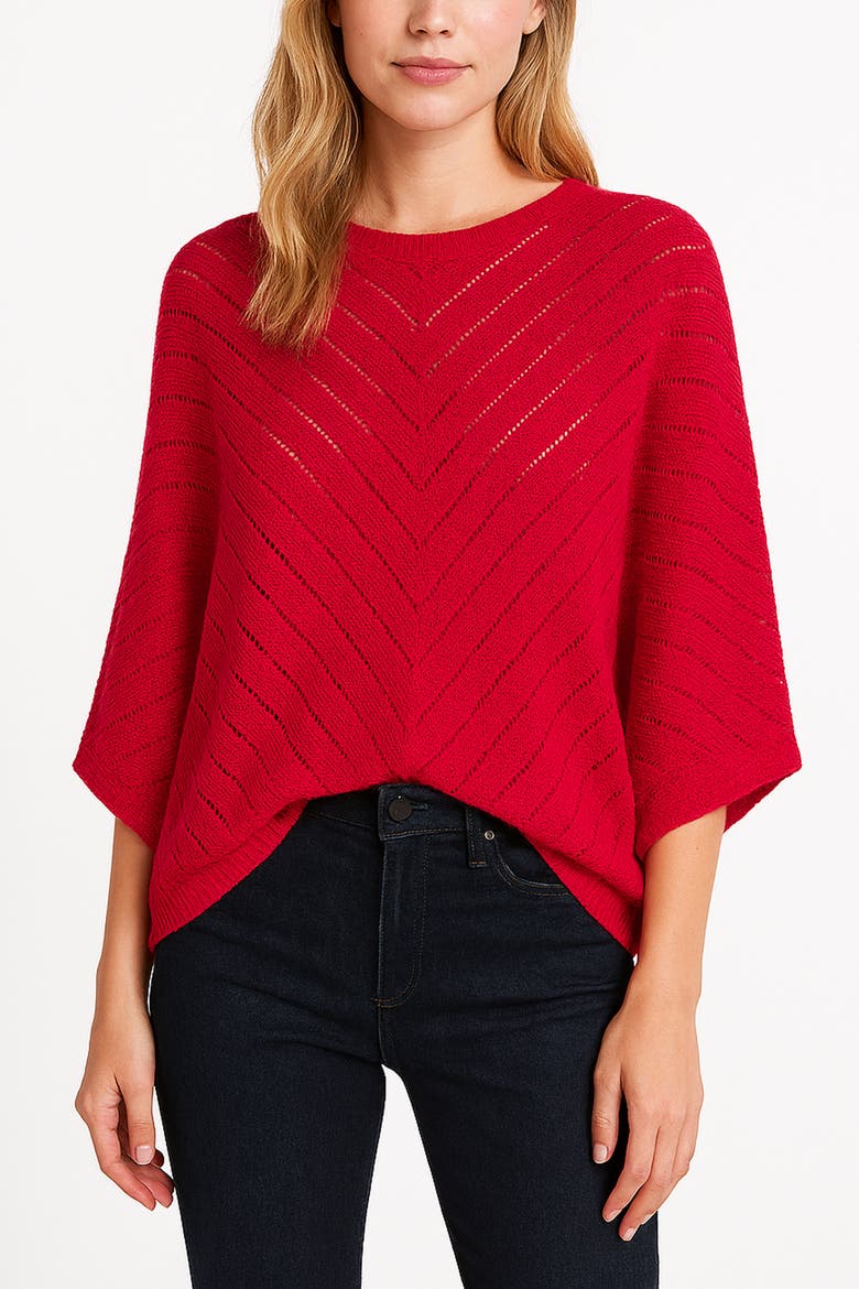 Zen Sweater, Main, color, Cherry
