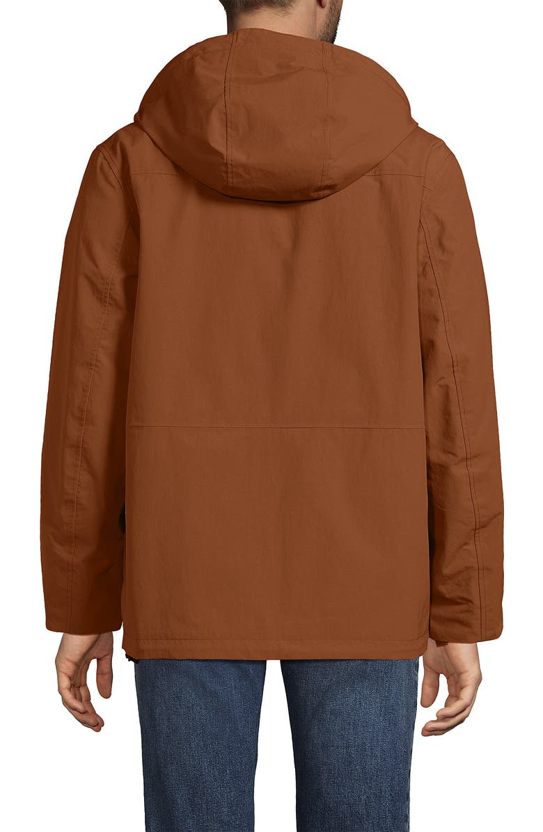 Lands' End Squall 3 in 1 High Pile Lined Jacket, Alternate, color, Rich Ginger Brown/Champagne