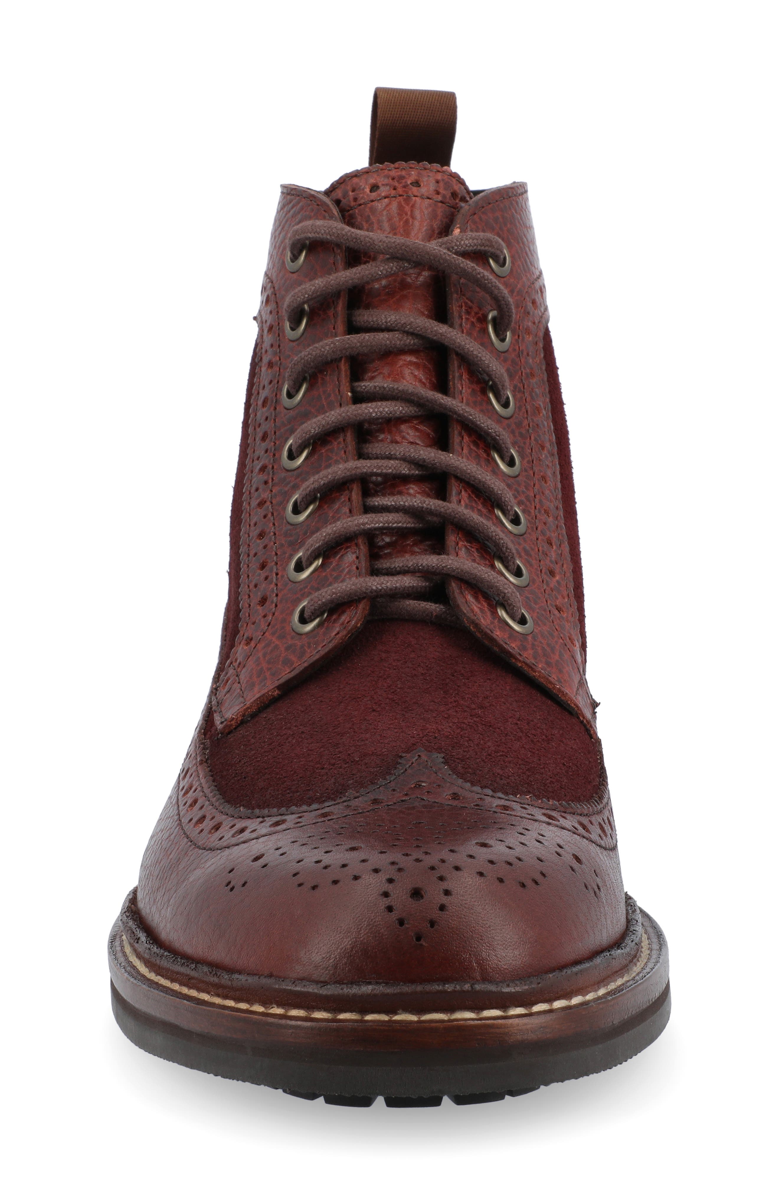 The Boston Longwing Boot, Alternate, color, CHILI