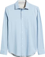 Bugatchi Jimmy OoohCotton® Solid Button-Up Shirt