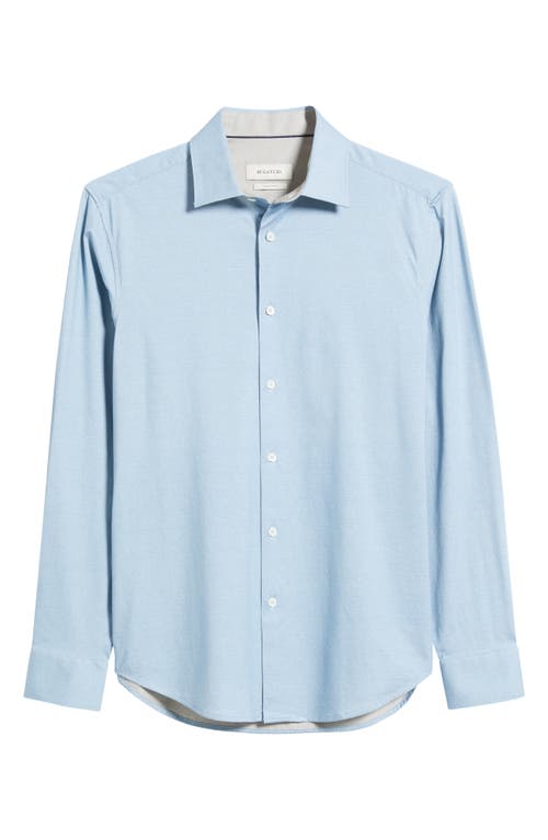 Bugatchi Jimmy Ooohcotton® Solid Button-up Shirt In Air Blue