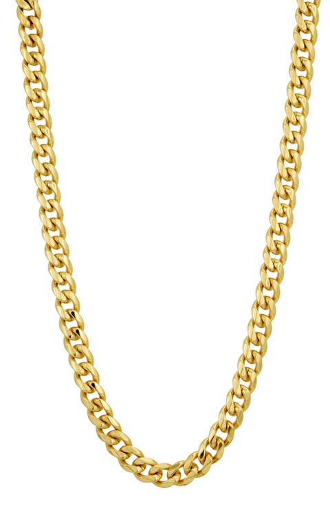 Flat Curb Chain Necklace