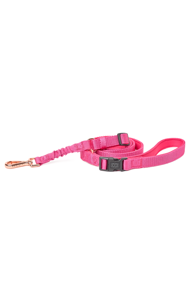 Dogistry 3-in-1 City Dog Leash, Main, color, Park Ave Pink - Small