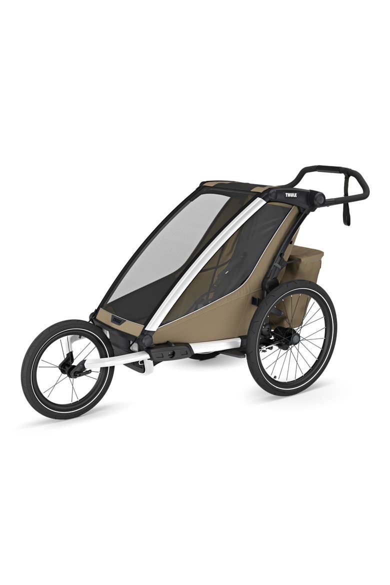 Chariot Cross 2 Single Cycle Trailer/Stroller, Main, color, FADED KHAKI