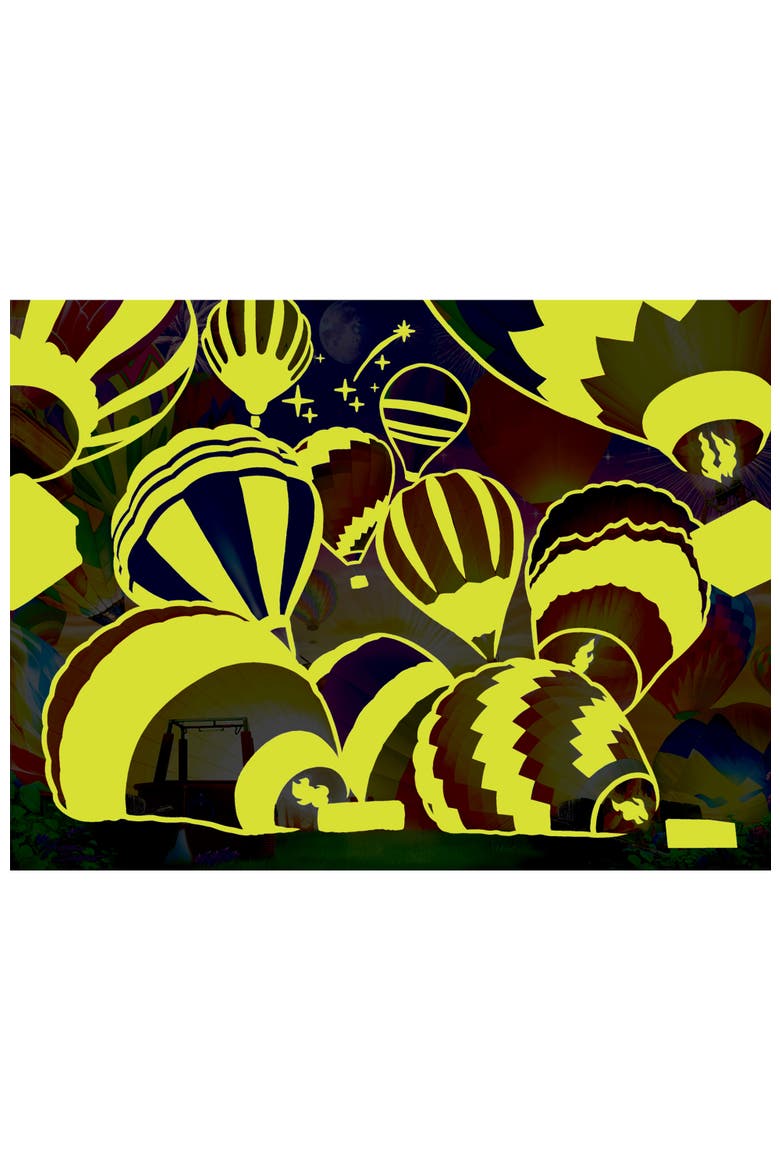 Taking Flight 300 Piece Glow Puzzle, Alternate, color, Multicolor