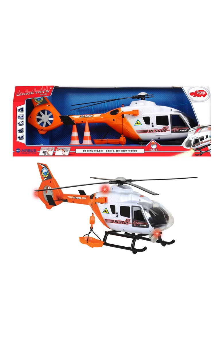 Dickie Toys HK Ltd Light and Sound SOS Rescue Helicopter, Main, color, Multicolored