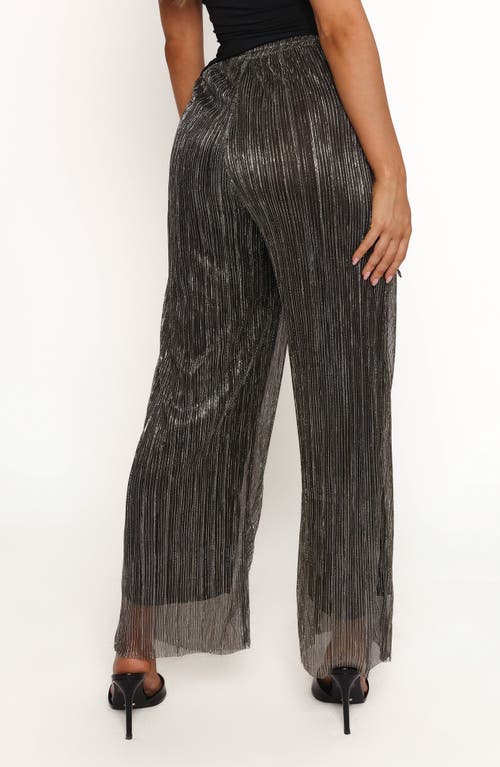 Petal And Pup Petal & Pup Nila Semisheer Metallic High Waist Wide Leg Pants In Multi