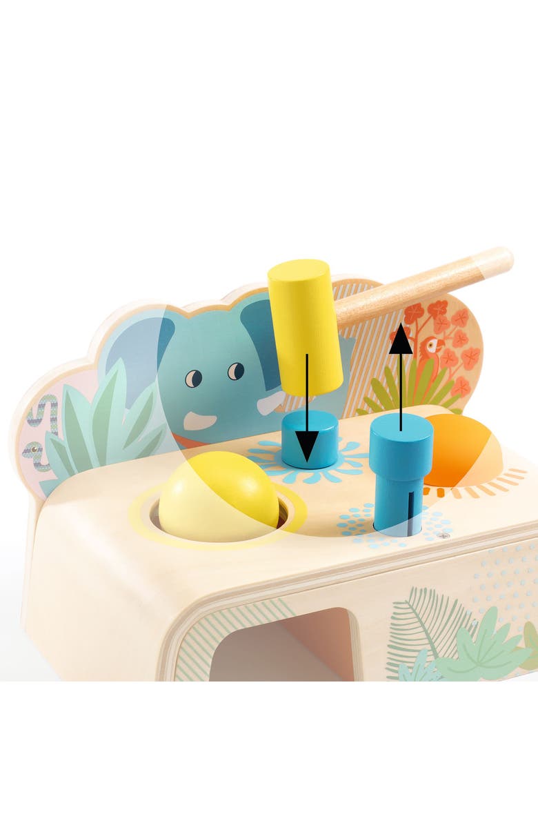 Djeco Multi Tap Activity Toy, Alternate, color, Multi