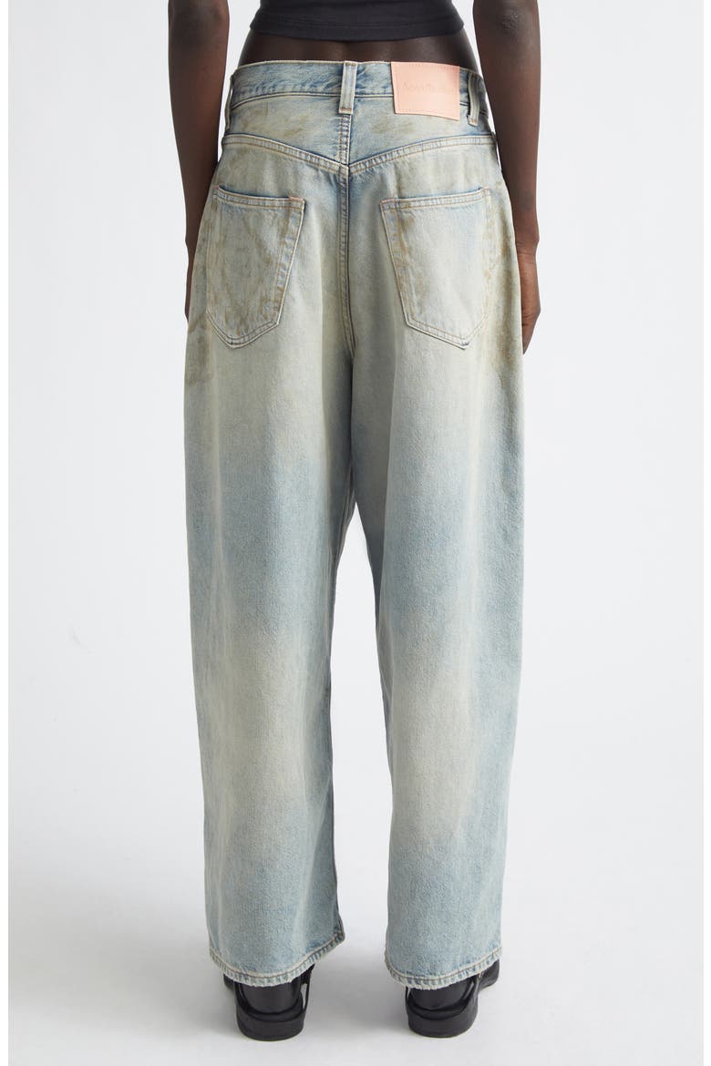 2023 Loose Fit Baggy Wide Leg Jeans, Alternate, color, MID BLUE