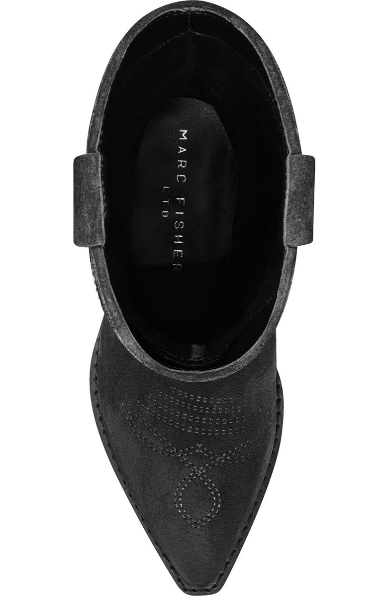 Marc Fisher LTD Trista Western Boot, Alternate, color, Dark Blue 400