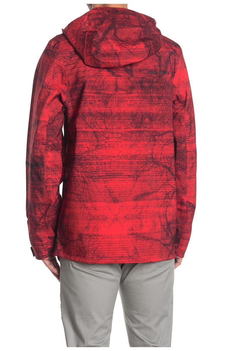 Oakley Black Forest 3L 15K Hooded Quarter Zip Shell Jacket, Alternate, color, 