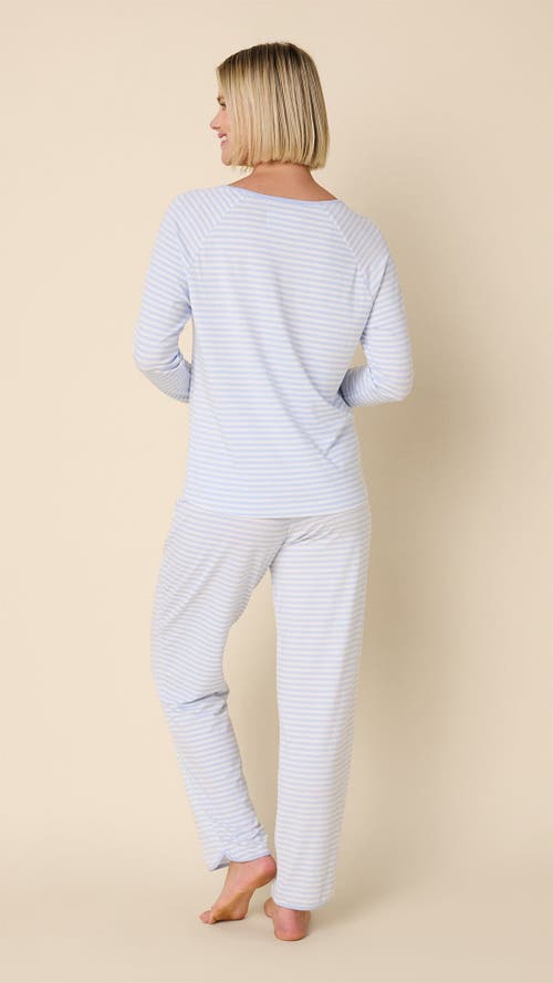 The Cat's Pajamas Pima Knit Simple Set In White