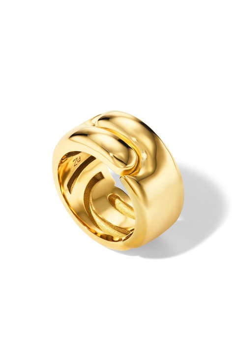 Holos 18K Gold Wide Band