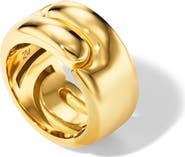 Pamela Zamore Holos 18K Gold Wide Band