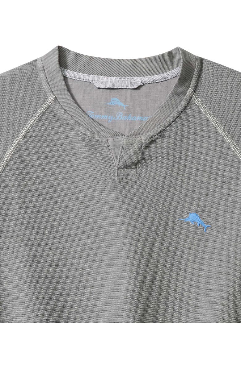 Tommy Bahama Montego Bay Abaco Notch Neck Sweatshirt, Alternate, color, Shadow