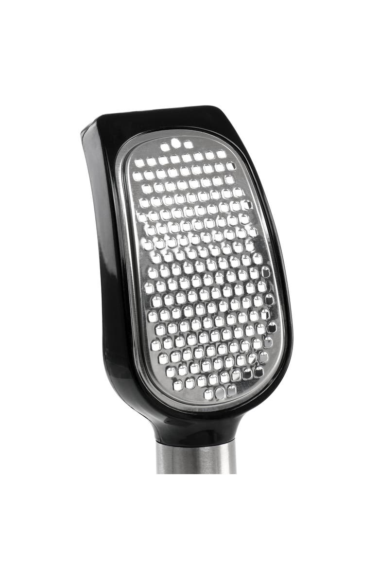 Baldwyn Stainless Steel and Plastic Handheld Kitchen Grater, Alternate, color, Silver