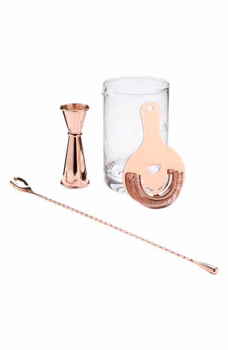 4-Piece Copper Mixologist Set