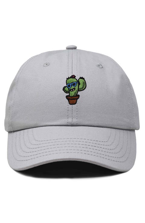 Cactus Embroidered Casual Cap