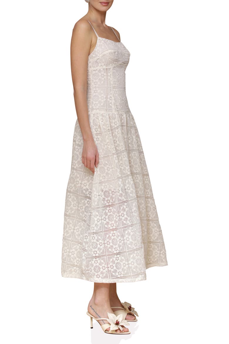 Lace Drop Waist Dress, Alternate, color, NATURAL