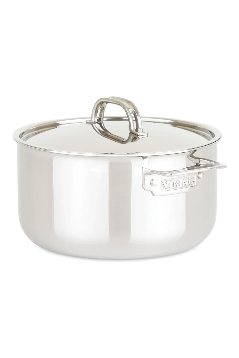 7-Ply Titanium 10-Piece Cookware Set, Alternate, color, SILVER