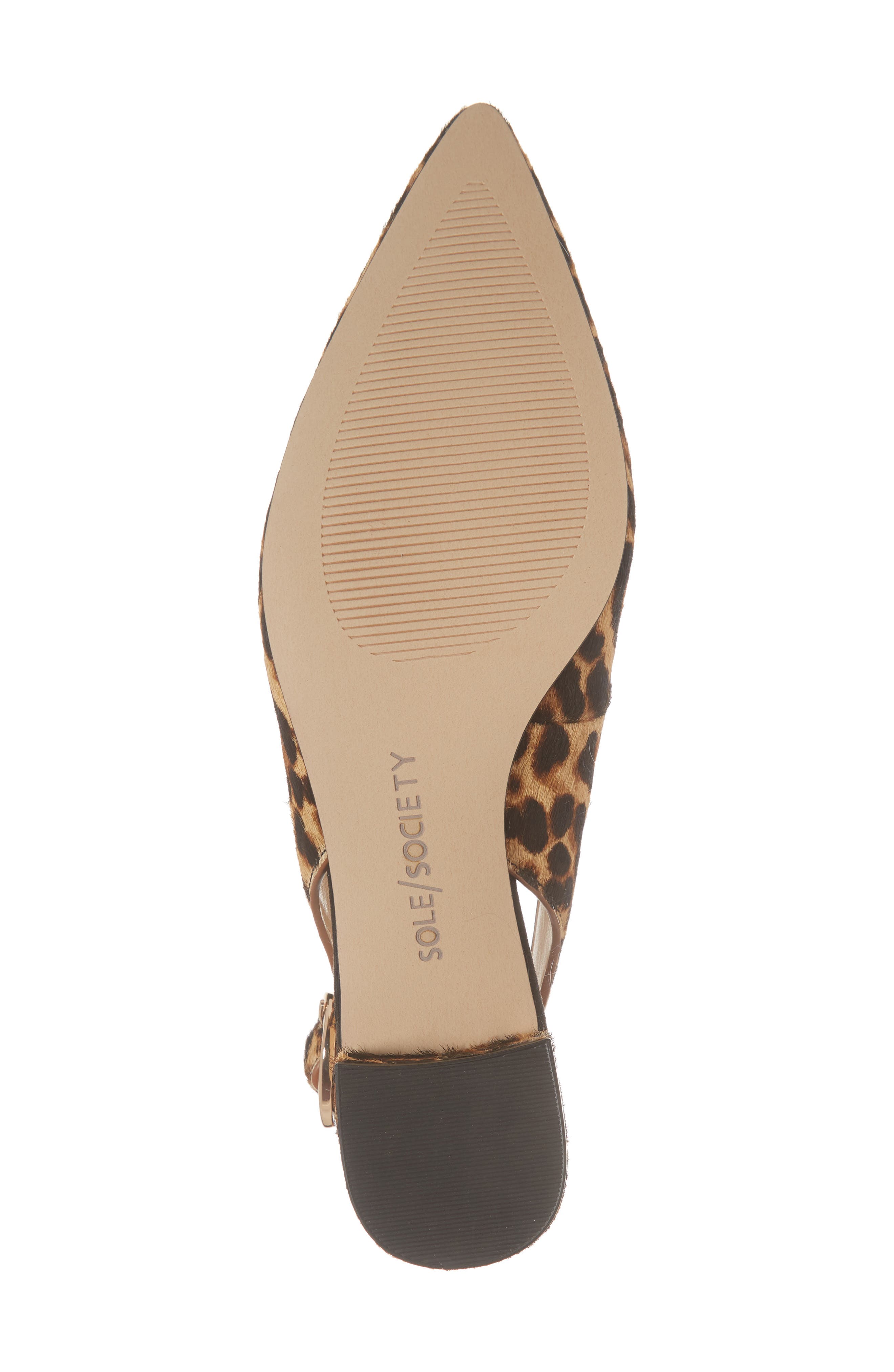 Mariol Slingback Pump, Alternate, color, FALL LEOPARD CALF HAIR